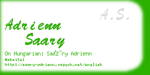 adrienn saary business card